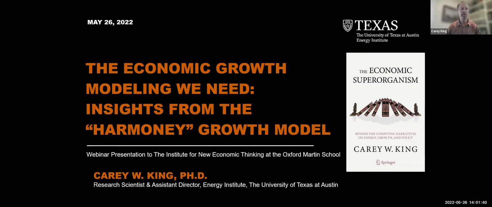 2022: The Economic Growth Modeling We Need: Insights from the HARMONEY Model